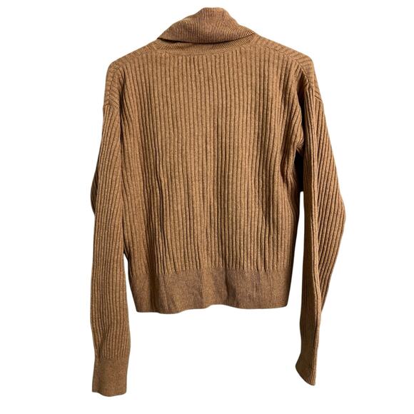 NWT Gap Turtleneck Sweater XS Tan Beige Neutral classic Twee Casual Preppy - Picture 5 of 5